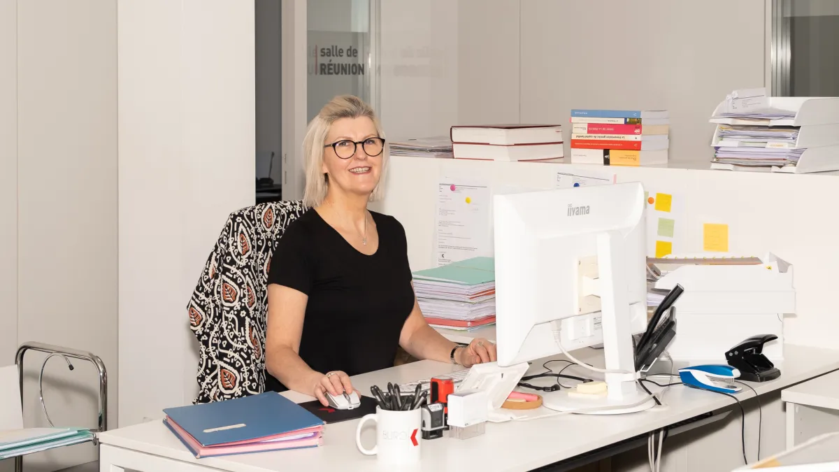 Carine Blavier, assistante administrative du cabinet Henry & Delorge